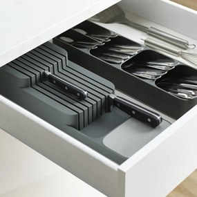 Organizer per coltelli in plastica Duo – Joseph Joseph