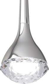 Open Design OR80322 - Lampadario LED su cavo CRIMA LED/7W/230V, cromato lucido