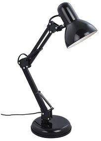 Lampada Da Tavolo Nordico Pixa Metallo Nero 1 Luce E14