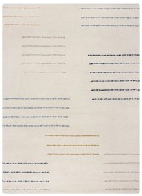 Tappeto in lana tessuto a mano color crema 200x290 cm Dottie Geometric - Flair Rugs