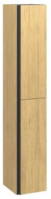 Colonna per mobile bagno Studio SENSEA 2 ante P 35 x L 30 x H 173 cm rovere rigato placcato mdf