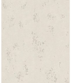 Carta da parati Antico Muro crema, argento, 53 cm x 10.05 m