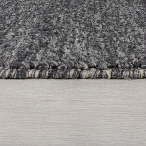 Tappeto in lana grigio scuro 160x230 cm Minerals - Flair Rugs