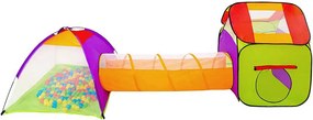Tenda Igloo Per Bambini Con 200 Palline + Tunnel Pieghevole Giochi Salvaspazio...