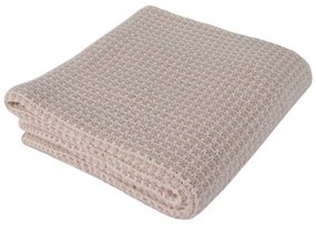 Coperta per neonati in cotone rosa Lee, 90 x 90 cm - Homemania Decor