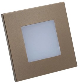 Emithor 48334 - Luce LED da incasso STEP LIGHT LED/1W/230V oro