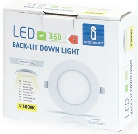 Aigostar - Lampada LED da incasso LED/4W/230V 3000K diametro 9,8 cm bianco