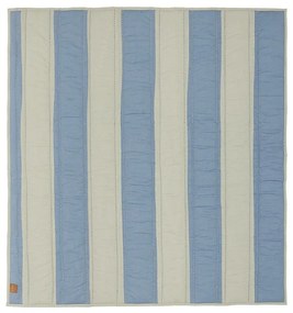 Striped Quilted Copriletto Blu/Clay - OYOY Living Design