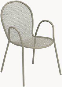 Sedia da giardino impilabile con braccioli Ronda