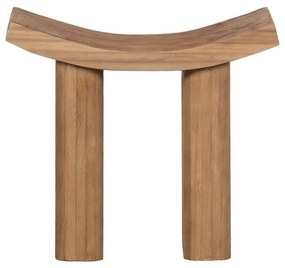 Sgabello di colore naturale in legno di paulownia massiccio Japan – WOOOD