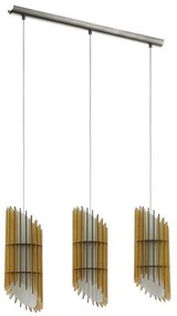 Eglo 33549 - Lampadario a sospensione con filo AGREDA 3xE27/40W/230V