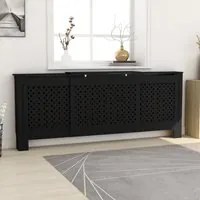 Copertura per Radiatore Nera in MDF 205 cm cod mxl 68806