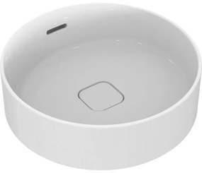 Lavabo da appoggio Strada II IDEAL STANDARD tondo in ceramica bianco lucido