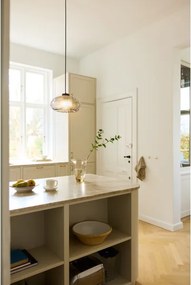 Osram - Lampada a sospensione con cavo DECOR SMOKE 1xE27/12W/230V Ø 28 cm nero/grigio fumé