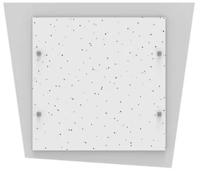Plafoniera moderno Skinny LED , in ferro, bianco40x45 cm,  1800 LM LUMICOM