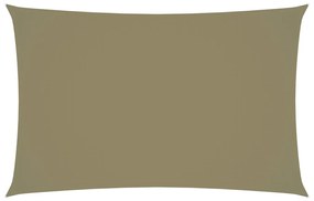 Parasole a Vela Oxford Rettangolare 2x4,5 m Beige