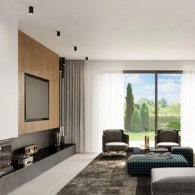 Sollux SL.1003 - Faretto LAGOS 1xGU10/10W/230V 60 cm nero