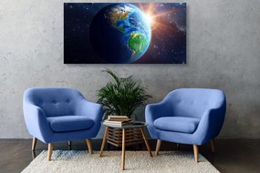 Stampa su tela – Pianeta Terra blu