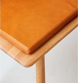 Panca in pelle marrone cognac Elba - Hammel Furniture