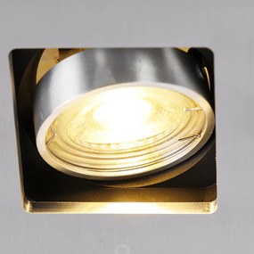 Faretto da incasso moderno in acciaio - Qure