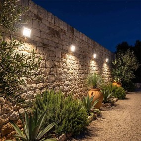 Faro LED 50W IP65 in Alluminio Bianco con OSRAM chip LED Colore Bianco Caldo 3.000K
