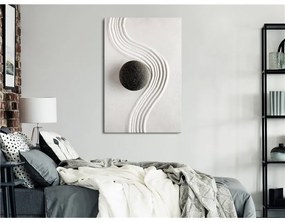 Quadro Concentration (1 Part) Wide  Colore Grigio, Dimensioni e Misure 60x40