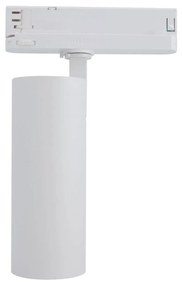 Faro LED 34W per Binario Trifase 38° + 60° Bianco con driver Philips CRI92 Colore Bianco Caldo 2.700K