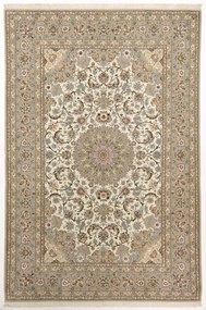 Isfahan Tappeto 240x160 (Iran) Annodato A Mano