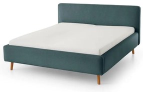 Letto singolo imbottito blu rete non inclusa 120x200 cm Mattis – Meise Möbel