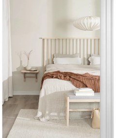 Comodino in rovere con mensole Camrose - Rowico