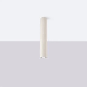 Sollux SL.1590 - Faretto KARBON 1xGU10/10W/230V 40 cm color crema