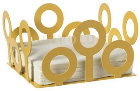 Portatovaglioli bollicine ocra