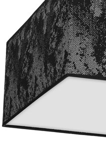 Plafoniera SATINO 3xE27/60W/230V nera/argento