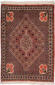 Senneh Tappeto 110 x 80 Rosa (Iran) Annodato A Mano