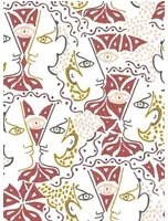 Lelievre Carta da parati Union - Terracotta