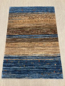 Loribaft Tappeto persiano 100 x 150 Blu (Iran) Annodato A Mano