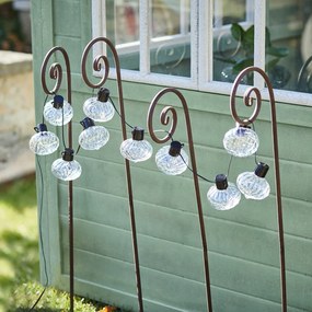 LOBERON Set di 4 decorazioni ad asta per giardino Sornàs