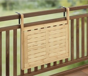 Tavolino da giardino in bambù 44x64 cm Waikiki – Wenko