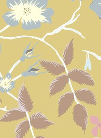 Lewis & Wood Carta da parati Cinda's Roses - Sunshine