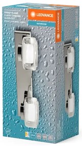 Ledvance-Applique a LED da bagno ORBIS FLAME 2xLED/5,5W/230V IP44 cromo