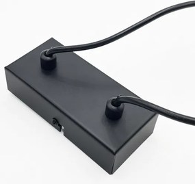 Brilagi - Lampadario sospeso MALONY 6xE14/20W/230V nero