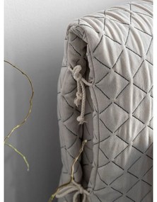 Letto matrimoniale imbottito beige con griglia 160x200 cm Sleepy Luna - Miuform