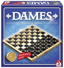 Pedine Dama Schmidt Spiele Ladies wood tradition