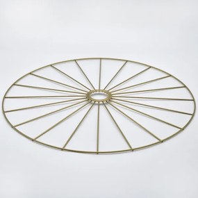 Lampadario a sospensione con filo MONTANA 1xE27/15W/230V diametro 45 cm oro/nero