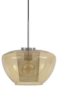 Briloner 4016-017 - Lampadario a sospensione con filo SEVENTIES 1xE27/40W/230V arancione