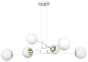 Lampadario a sospensione OGNIS 6 WHITE Colore del corpo Bianco