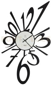 Orologio da parete di design big bang grande nero