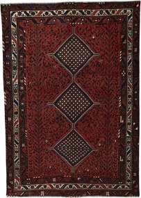 Shiraz Tappeto persiano 220 x 310 Rosso (Iran) Annodato A Mano