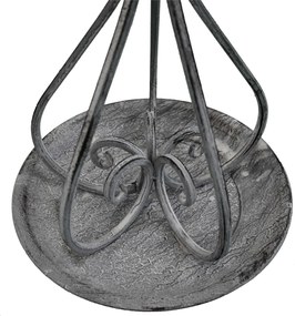 DORIAN - portaombrelli bianco ossidato