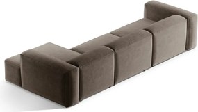 Divano angolare marrone (con penisola a destra/con chaise lounge) Bergamo – Cosmopolitan Design